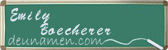 Emily Boecherer Visitenkarte